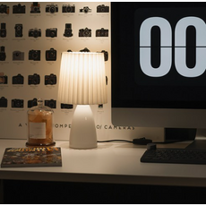 LENA ENERGY LED 3色亮度調節室內裝飾燈 柔和短版立燈 氣氛燈, 白色