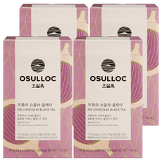 오설록 무화과 쇼콜라 블랙티 티백, 4개, 20개입, 2g