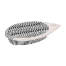 家用TPR柔韌去汙清潔刷, 灰色, 1組