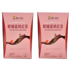 Bee Zin 康萃 輕孅蜜桃紅茶 綠咖啡豆萃取, 12g, 7包, 2盒