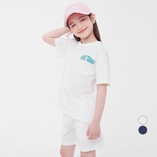 LollyTree 兒童短袖層次T恤褲子套裝 WT