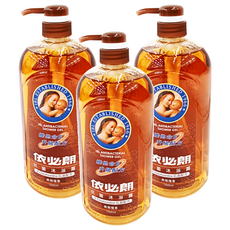 依必朗抗菌沐浴露 典雅檀香 含Chlorhexidine抗菌配方, 1L, 3瓶