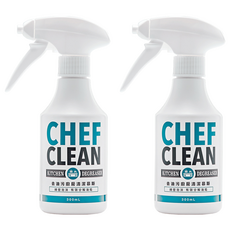 CHEF CLEAN 淨毒五郎 去油污廚房清潔慕斯, 有機成分 安全可靠 強效去油酵素, 300ml, 2瓶