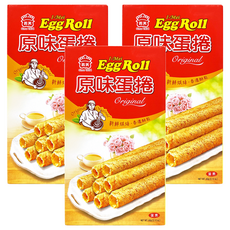義美 蛋捲 原味, 60g, 3盒