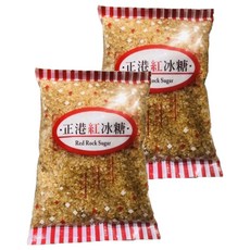 媽媽家食品 正港紅冰糖, 原始蔗香風味, 不漂白不脫色, 500g, 2包
