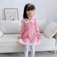 Arbe 女童羅紋針織洋裝