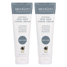 MOOGOO 慕爾果 經典初乳霜 保濕乳液 含牛奶蛋白, 120g, 2條