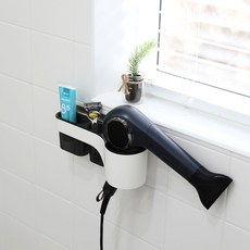 KOXINA 吸盤式經典吹風機架, 混合色, 1個