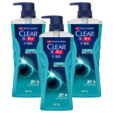 CLEAR 淨 男士海洋調香沐浴露, 720g, 3瓶