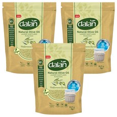 DALAN NATURAL GRANULAR SOAP WITH OLIVE OIL 天然皂粒 橄欖油, 1kg, 3包