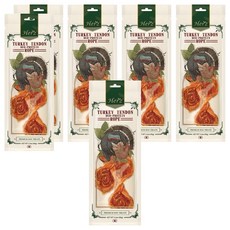 Herz 赫緻 火雞筋雞肉8字骨 狗零食 M, 6個, 90g, 火雞