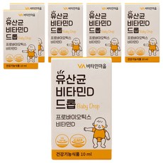 Vitamin Village 乳酸菌維他命D嬰兒滴劑, 10ml, 6個