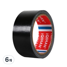 Dada 高黏度強力棉布膠帶 45mm x 20m, 黑色, 6個