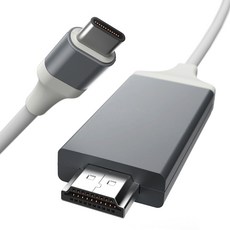 GOOSPERY Netflix 4K UHD 30Hz Type-C轉HDMI Ver2.0鏡像傳輸線, 黑色, 2m, 1個
