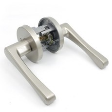 국내 제조 버튼형 방문손잡이 AFL-2101, 그레이, 1개