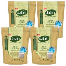 DALAN NATURAL GRANULAR SOAP WITH OLIVE OIL 天然皂粒 橄欖油, 1kg, 4包