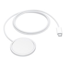 Apple 台灣公司貨 2025 MagSafe 充電器 1m, 白色, 1個