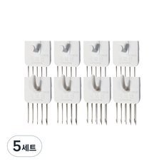 KOKKOPIN 強力一字型 4p + U字型 4p 套組, 單一顏色, 5套