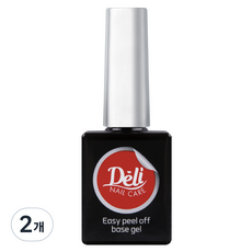 Deli Beauty Easy Peel-Off Base Gel 10ml, 透明, 2個
