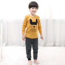 Kids Line 童款Chuchu 30支棉9分袖居家衣褲套裝