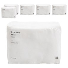 HOLA 和樂家居 雙層捲筒式廚房紙巾 60張, 6捲, 6袋