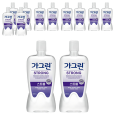 가그린 스트롱 구강청결제, 1.2L, 12개
