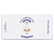 ONEDAYSYOU 雙面鼻貼化妝棉, 10片, 1盒