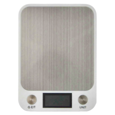 LifeShopping 不鏽鋼防水電子料理秤, 白色USB款, CAES0019UWT, 10000g/1g, ABS材質, 10.25kg