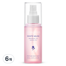 ninepoint 白麝香香氛保濕身體噴霧, 93ml, 6個
