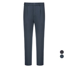 THE REDFACE 男性秋季基本款單褶羅紋長褲 REWMPAF24010