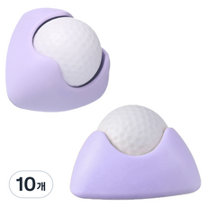 Khohimo 腳底按摩滾輪 身體指壓球 7 x 7 x 4.5 cm 4W341, 10個, 紫色