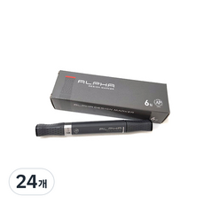 알파색채 디자인마카낱색 120 Balck, 1색, 24개