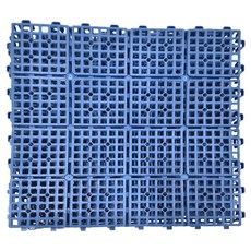 PMU 必美優 浴室組合墊 6片裝 30cm x 30cm, 30 x 30 x 厚1.2cm, 藍色, 1組