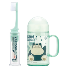 麗嬰國際 牙刷旅行組-寶可夢/卡比獸, 1入