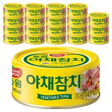 동원참치 야채참치 통조림, 150g, 20개