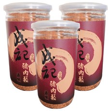 成記 豬肉鬆 原味 250g (不含豆粉 味精 防腐劑), 3罐