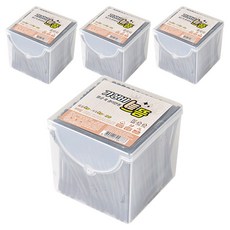 가성비 으뜸 다용도 멸균 흑 종이면봉, 300개입, 4개