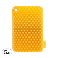 실리만 실리콘 수세미 WSK400 머스타드, 1개입, 5개