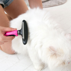 Babion 寵物除廢毛與解毛結工具 彈性梳 052R 159 x 118 x 56.8 mm, 混合色, 1個