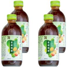 百家珍 Light果醋 紫蘇梅醋 400ml - 清爽解膩、促進代謝、健康醋飲, 4瓶