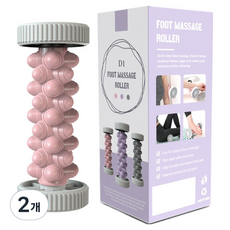 腳底按摩球滾輪, 粉紅色, 2個