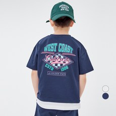 LollyTree 兒童短袖層次T恤褲子套裝 WT