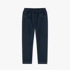 WALTONKIDS 兒童牛仔彈性內刷毛內搭褲