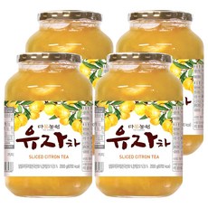 Danongwon 切片柚子茶, 2kg, 1入, 4罐
