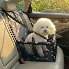 SayCocoa 寵物汽車座椅, 黑色腳印, 1個