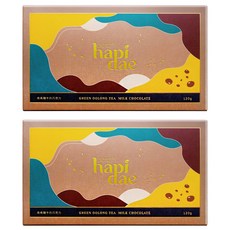 hapidae 綠烏龍牛奶巧克力, 小量包裝，外出攜帶方便，120g, 2盒