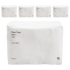 HOLA 和樂家居 雙層捲筒式廚房紙巾 60張, 6捲, 5袋