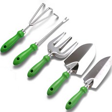 Orji優質塑膠手柄苗圃鏟 5種組, 1套