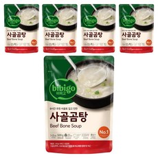 비비고 사골곰탕, 500g, 5개