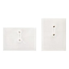 Tailstar 透明文件夾 便利貼收納盒 橫式 + 直式, 透明, 1套